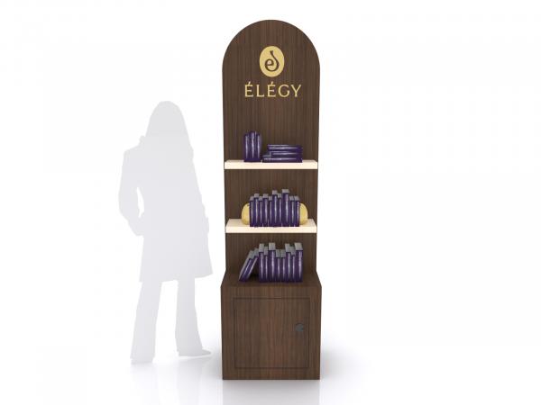 ECO-1130 Shelving Unit w/ Vinyl Logo Option